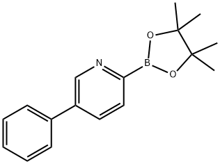 5-phenyl-2-(4,4,5,5-tetramethyl-1,3,2-dioxaborolan-2-yl)pyridine Structure