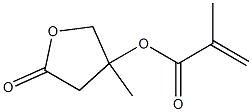 2-Propenoic acid, 2-methyl-, tetrahydro-3-methyl-5-oxo-3-furanyl ester Structure