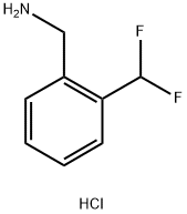 (2-(Difluoromethyl)phenyl)methanamine hydrochloride 구조식 이미지