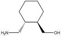 Cyclohexanemethanol, 2-(aminomethyl)-, trans- Structure