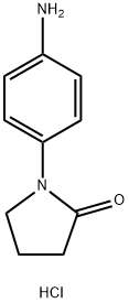 1-(4-AMINOPHENYL)PYRROLIDIN-2-ONE HCL Structure