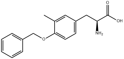 (S)-2-AMINO-3-(4-(BENZYLOXY)-3-METHYLPHENYL)PROPANOIC ACID 구조식 이미지