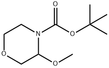 4-Boc-3-methoxy-morpholine Structure