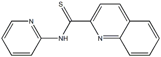 2-Quinolinecarbothioamide, N-2-pyridinyl- Structure