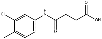 3-[(3-chloro-4-methylphenyl)carbamoyl]propanoic acid Structure