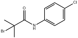 2-bromo-N-(4-chlorophenyl)-2-methyl-propanamide Structure