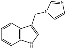 3-((1H-imidazol-1-yl)methyl)-1H-indole 구조식 이미지