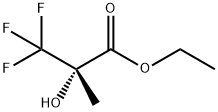 (S)-3,3,3-trifluoro-2-hydroxy-2-methyl-propionic acid ethyl ester 구조식 이미지