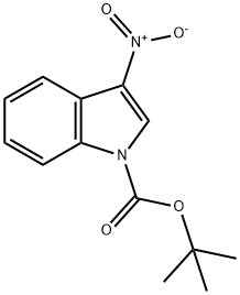 tert-Butyl 3-nitro-1H-indole-1-carboxylate Structure