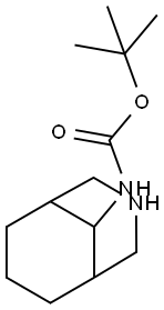 (3-Aza-bicyclo[3.3.1]non-9-yl)-carbamic acid tert-butyl ester Structure