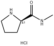 N-methyl-D-prolinamide hydrochloride 구조식 이미지