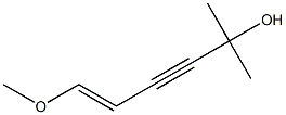 5-Hexen-3-yn-2-ol, 6-methoxy-2-methyl- Structure