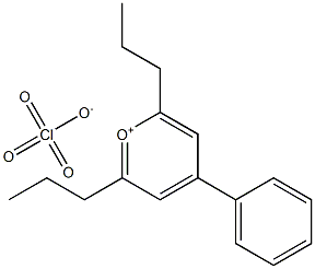 Pyrylium, 4-phenyl-2,6-dipropyl-, perchlorate Structure