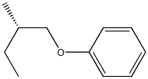 Benzene, (2-methylbutoxy)-, (S)- Structure