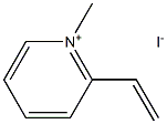 Pyridinium, 2-ethenyl-1-methyl-, iodide Structure