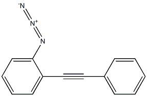 Benzene, 1-azido-2-(phenylethynyl)- Structure