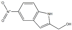 1H-Indole-2-methanol, 5-nitro- Structure