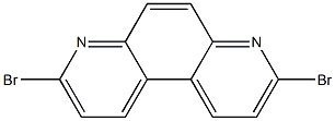 4,7-Phenanthroline, 3,8-dibromo- Structure