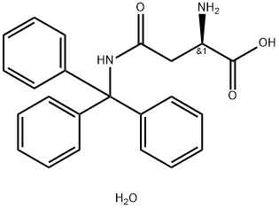(R)-2-Amino-4-oxo-4-(tritylamino)butanoic acid hydrate 구조식 이미지