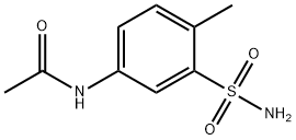N-(4-methyl-3-sulfamoylphenyl)acetamide 구조식 이미지