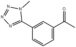 Ethanone, 1-[3-(1-methyl-1H-tetrazol-5-yl)phenyl]- 구조식 이미지