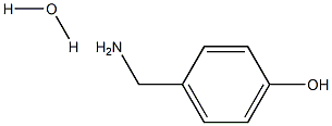 4-Hydroxybenzylamine Hydrate 구조식 이미지