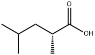 (2R)-2,4-dimethylpentanoic acid Structure