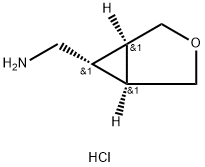 trans-3-oxabicyclo[3.1.0]hexane-6-methylamine hydrochloride Structure