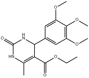 ethyl 6-methyl-2-oxo-4-(3,4,5-trimethoxyphenyl)-1,2,3,4-tetrahydropyrimidine-5-carboxylate 구조식 이미지