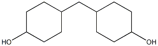 Cyclohexanol, 4,4'-methylenebis- Structure