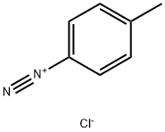 Benzenediazonium, 4-methyl-, chloride Structure