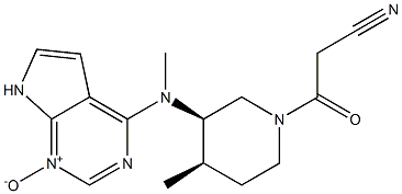 2028267-73-2 N-((3R,4R)-1-(2-cyanoacetyl)-4-methylpiperidin-3-yl)-N-methyl-7H-pyrrolo[2,3-d]pyrimidin-4-amine oxide