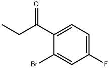 1-(2-bromo-4-fluorophenyl)propan-1-one Structure