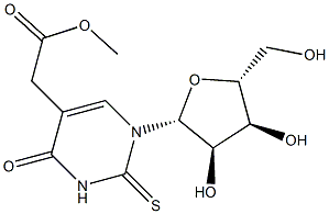 5-Methoxycarbonylmethyl-2-thiouridine 구조식 이미지