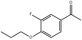 1-(3-Fluoro-4-propoxyphenyl)ethanone 구조식 이미지