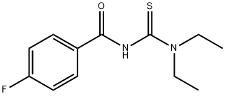 N-[(diethylamino)carbonothioyl]-4-fluorobenzamide Structure