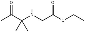 Ethyl (2-methyl-3-oxobutan-2-yl)glycinate Structure