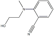 2-(N-(2-hydroxyethyl)-N-methylamino)benzonitrile Structure