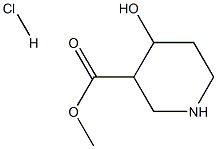 Methyl 4-hydroxypiperidine-3-carboxylate hydrochloride Structure