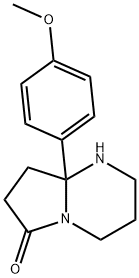8a-(4-methoxyphenyl)-octahydropyrrolo[1,2-a]pyrimidin-6-one Structure