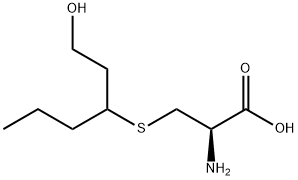 L-Cysteine, S-[1-(2-hydroxyethyl)butyl]- Structure