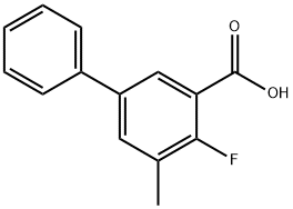 4-Fluoro-5-methyl-biphenyl-3-carboxylic acid Structure