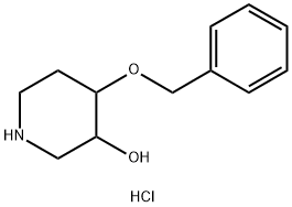 4-(benzyloxy)piperidin-3-ol hydrochloride Structure