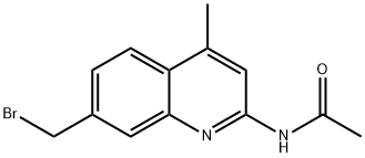 N-(7-(bromomethyl)-4-methylquinolin-2-yl)acetamide Structure