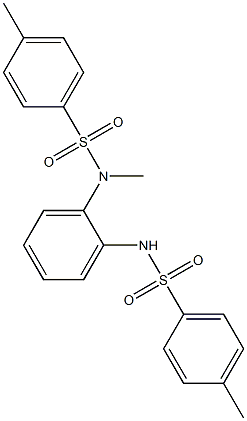 4-methyl-N-[2-[methyl-(4-methylphenyl)sulfonylamino]phenyl]benzenesulfonamide Structure