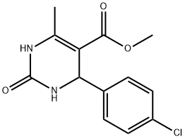 methyl 4-(4-chlorophenyl)-6-methyl-2-oxo-1,2,3,4-tetrahydropyrimidine-5-carboxylate 구조식 이미지