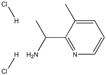 1-(3-Methylpyridin-2-yl)ethanamine dihydrochloride Structure