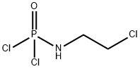 Phosphoramidic dichloride, N-(2-chloroethyl)- Structure