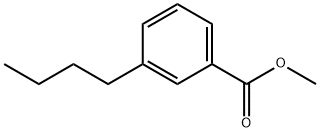 Benzoic acid, 3-butyl-, methyl ester Structure