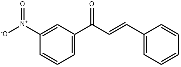 (2E)-1-(3-nitrophenyl)-3-phenylprop-2-en-1-one 구조식 이미지